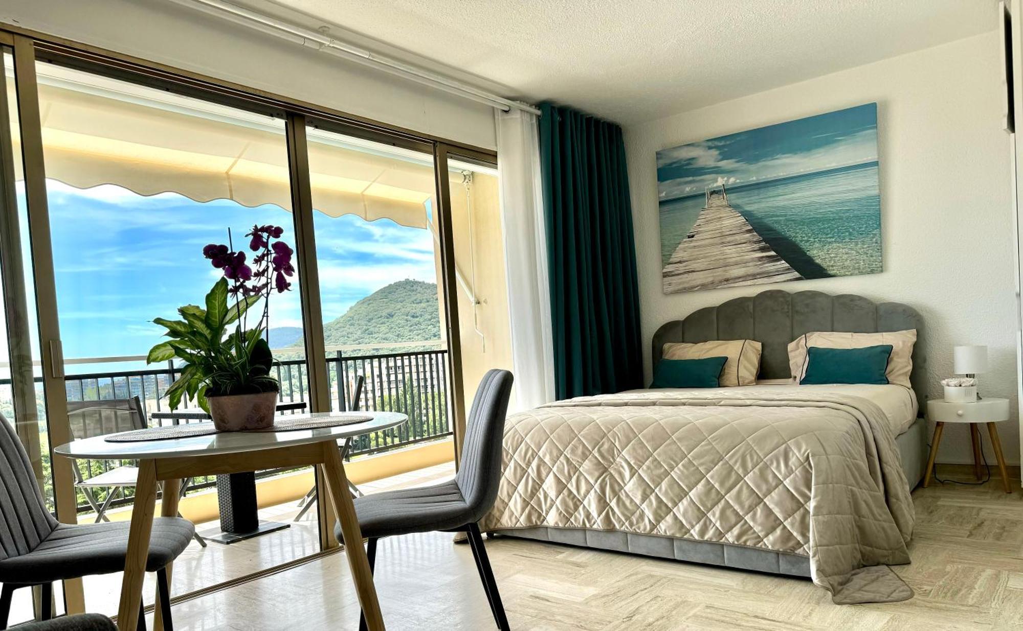 My Resid Appart Cannes Marina Vue Mer Mandelieu Eksteriør billede